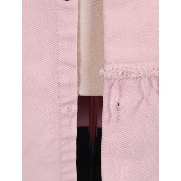 Acne Studios Panelled Denim Overshirt XS Mens Jacket Pink $540 - Picture 9 of 13